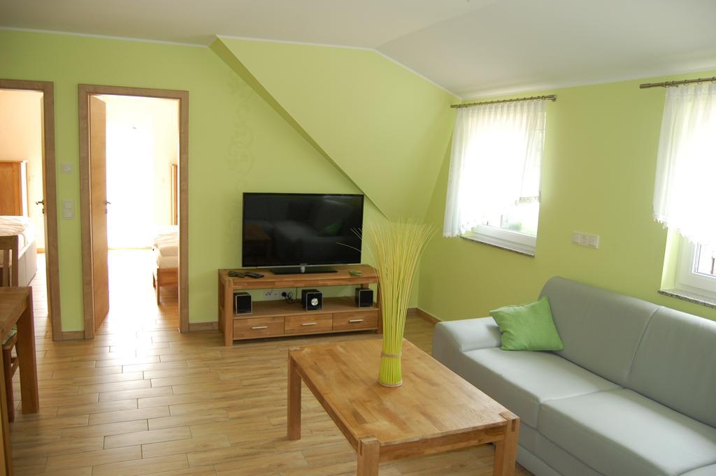 Ferienwohnung Am Muehlstein Lübben Kamer foto