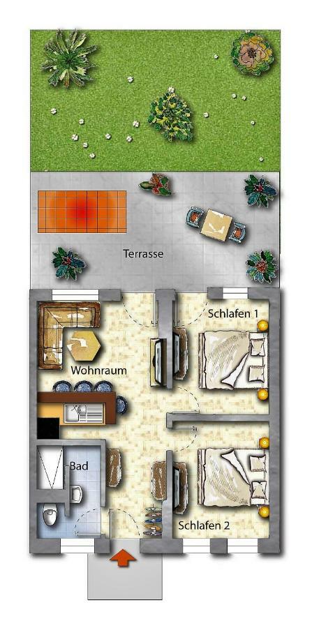 Ferienwohnung Am Muehlstein Lübben Buitenkant foto